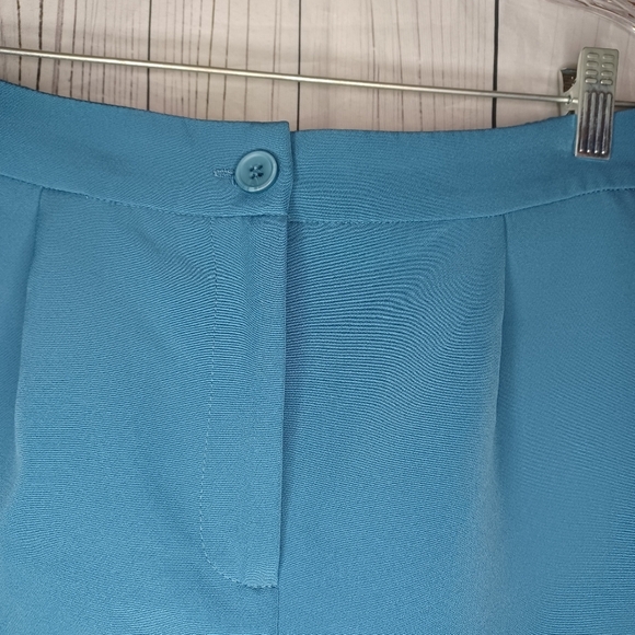 Sincerely Jules High Waist Pleated Blue Shorts - Picture 2 of 11